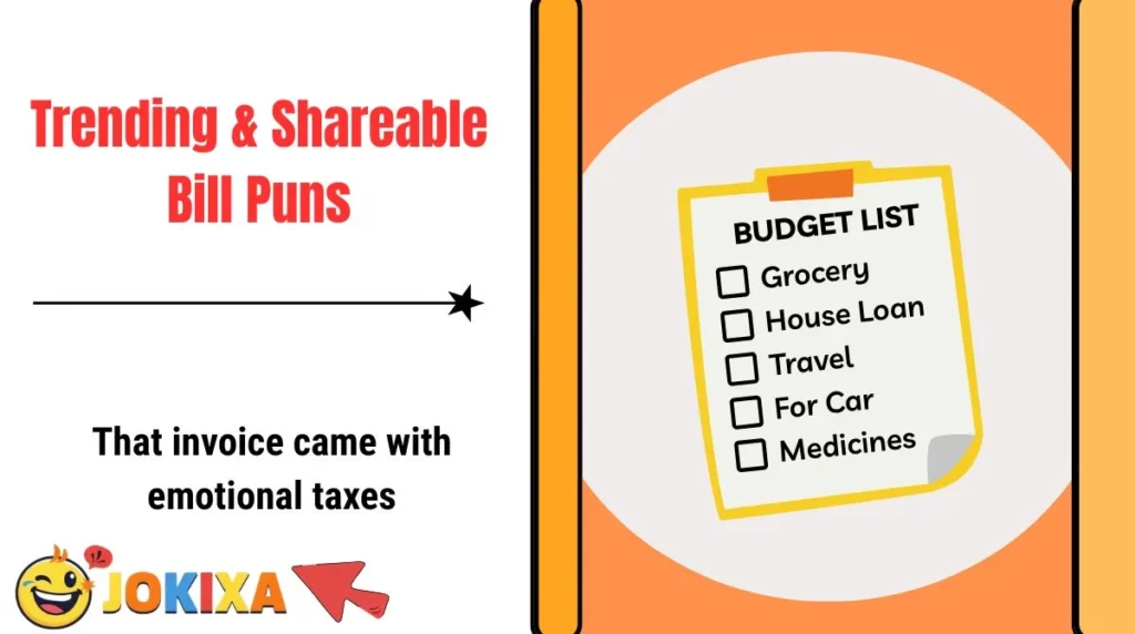 Trending & Shareable Bill Puns