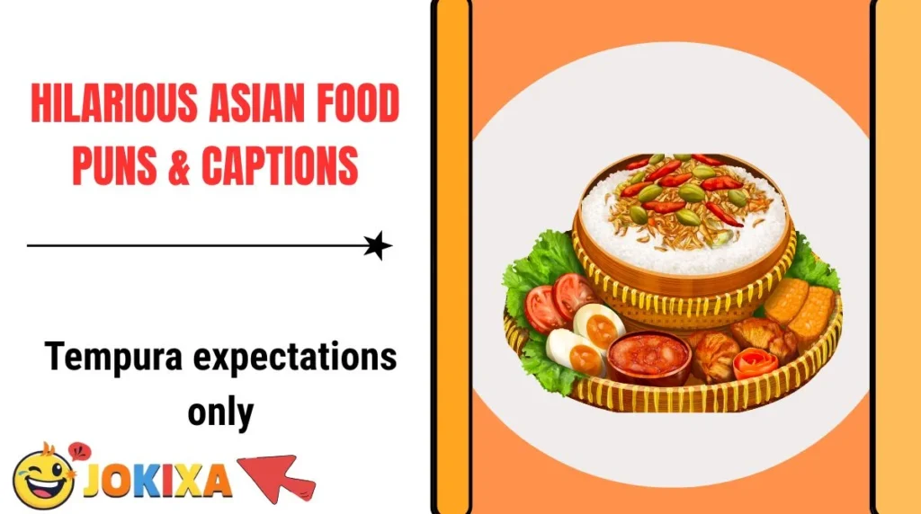 Hilarious Asian Food Puns & Captions