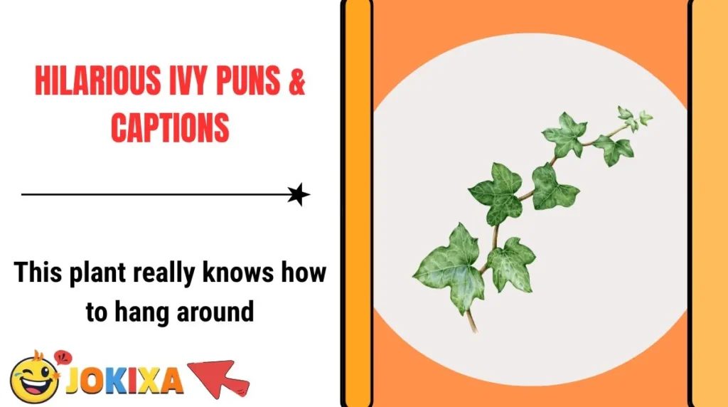 Hilarious Ivy Puns & Captions